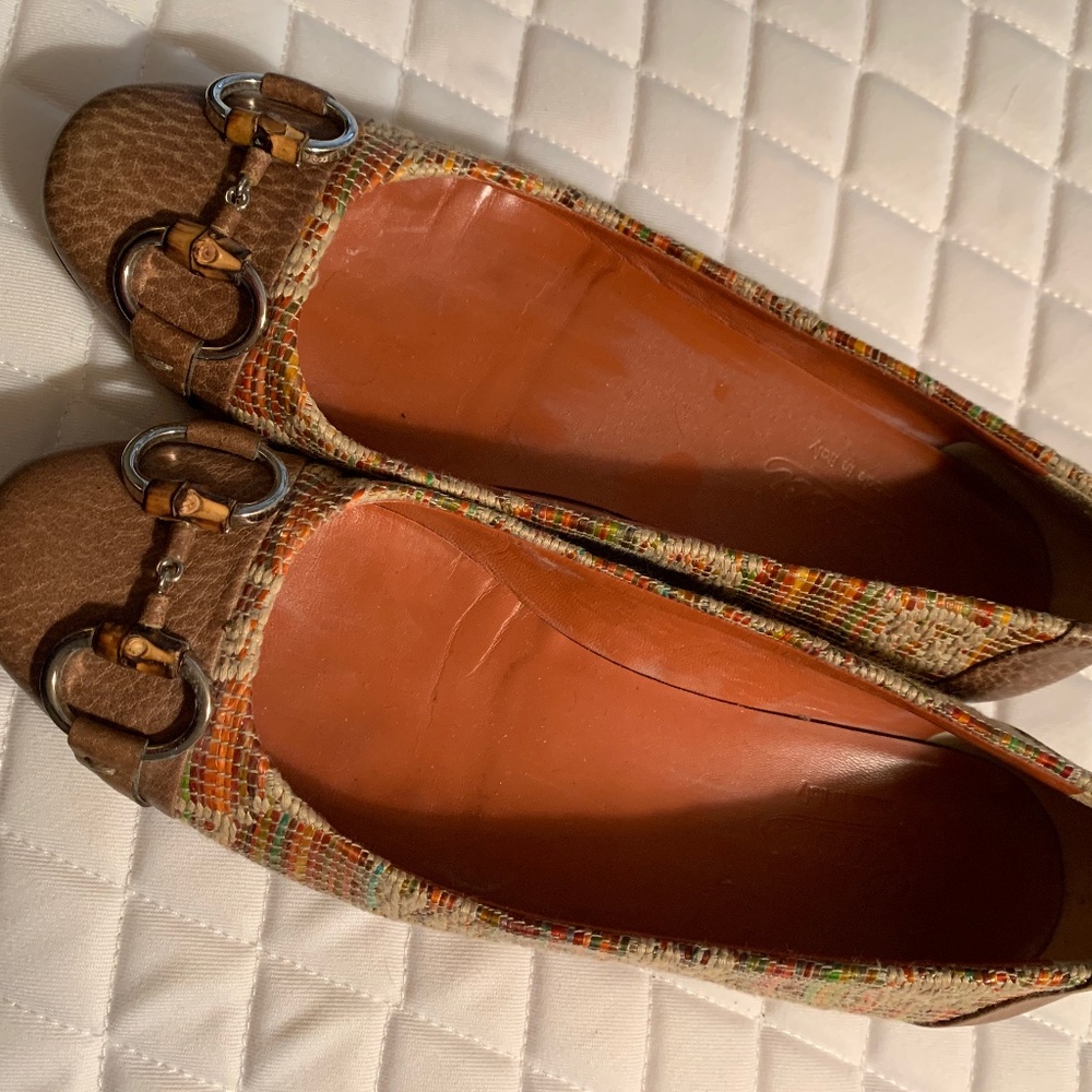 Multi-color Gucci Ballet Flats